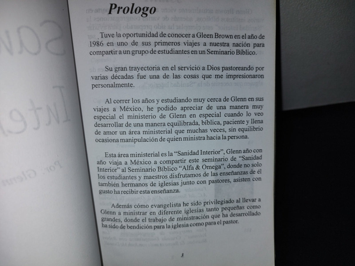 58- Sanidad Interior - Glenn Brown
