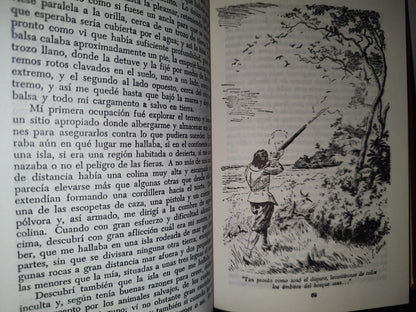 84- Biblioteca Juvenil Tomo 8. Robinson Crusoe - Daniel Defoe - Grolier International - 1968