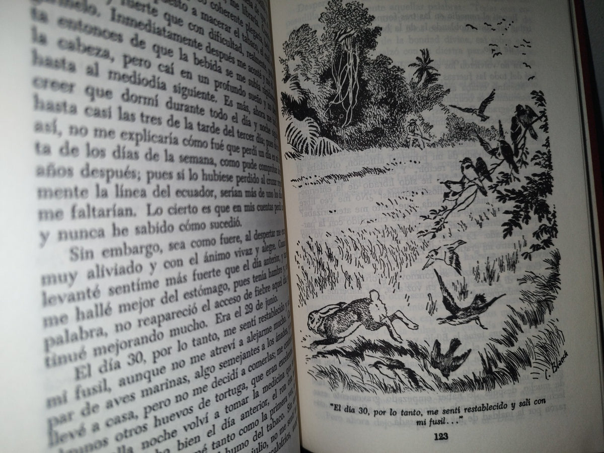 84- Biblioteca Juvenil Tomo 8. Robinson Crusoe - Daniel Defoe - Grolier International - 1968