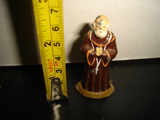 A2- Antigua Figura De Plomo: Fraile - Años 60'S