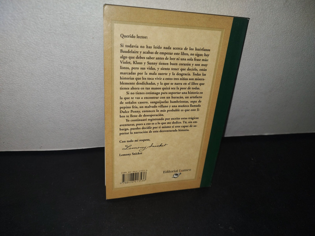 34- El Ventanal. Una Serie De Catastróficas Desdichas. Tercer Libro De Lemony Snicket - 2003