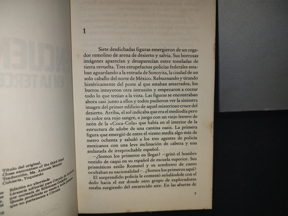 66- Encuentros En La Tercera Fase - Steven Spielberg - Círculo De Lectores 1978