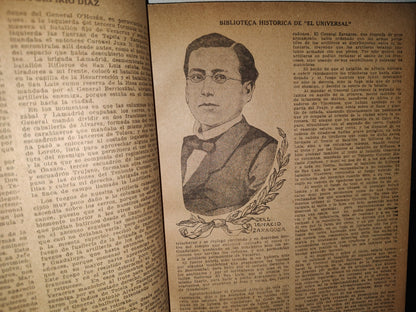 91- Rectificaciones A Las Memorias Del Gral. Porfirio Díaz. Biblioteca Histórica De El Univeral 1922