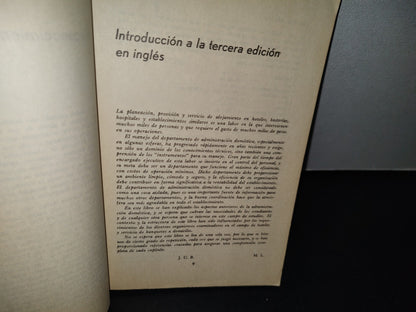 75- La Administración Del Departamento De Ama De Llaves - Joan C. Branson Y Margaret Lennox - Editorial Diana, Primera Edición, Abril De 1982