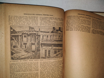 91- Rectificaciones A Las Memorias Del Gral. Porfirio Díaz. Biblioteca Histórica De El Univeral 1922