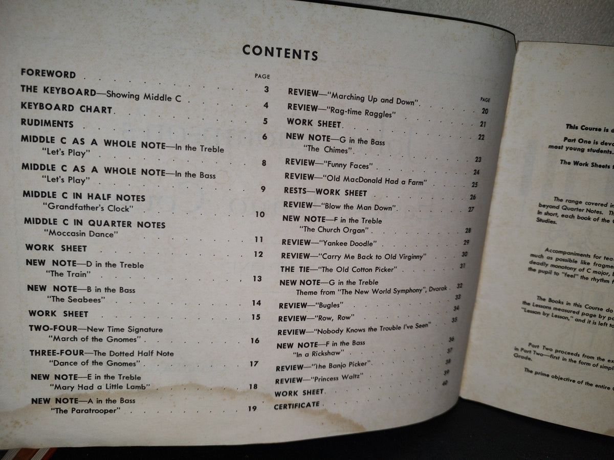 74- John Thompson'S Easiest Piano Course. Part One - 1955
