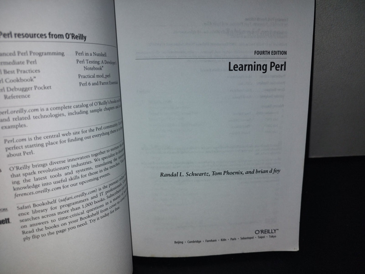 209- Learnig Perl - Randal L. Schwartz - O'Reilly