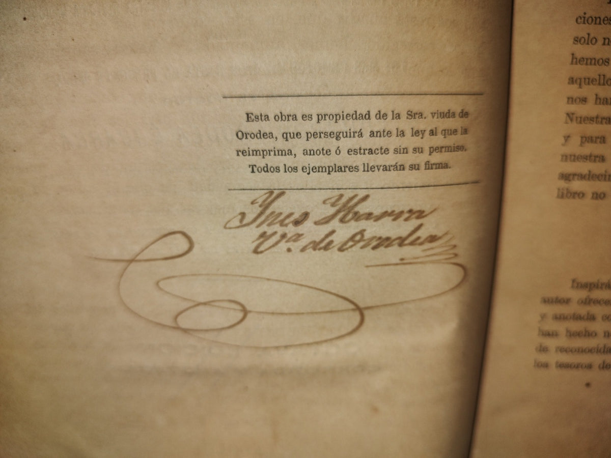 59- Curso De Lecciones De Historia De España - Eduardo Orodea E Ibarra 1880 Firmado Por La Viuda