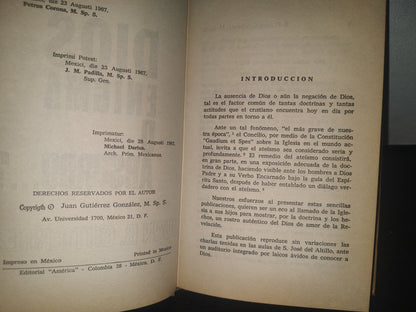 23- Dios, Enigma O Absurdo...? - Juan B. Gutiérrez - 1967