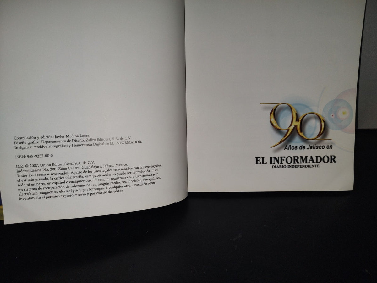 196- 90 Años De Jalisco En El Informador