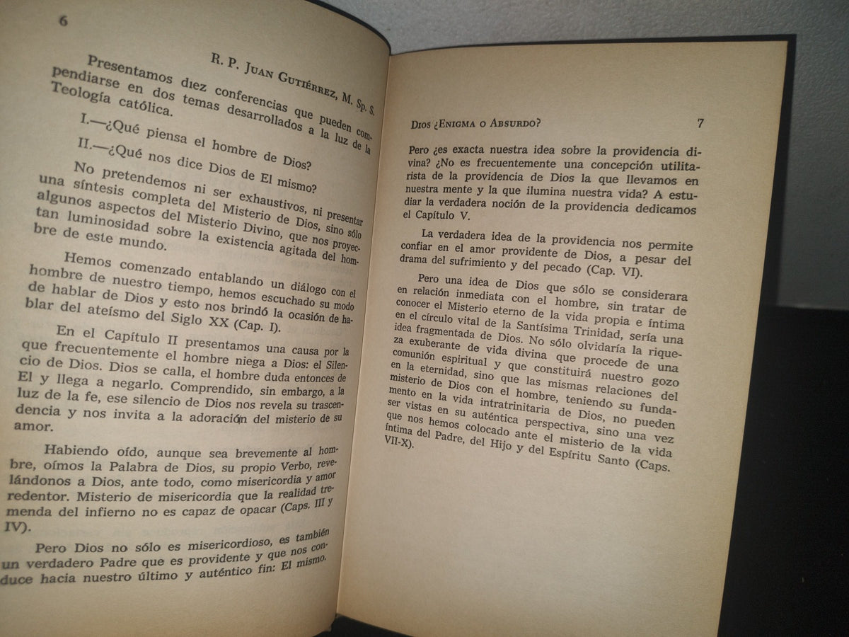 23- Dios, Enigma O Absurdo...? - Juan B. Gutiérrez - 1967