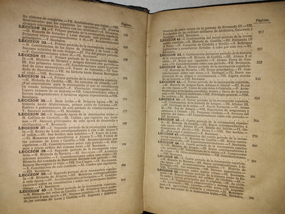 59- Curso De Lecciones De Historia De España - Eduardo Orodea E Ibarra 1880 Firmado Por La Viuda
