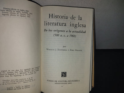 66- Historia De La Literatura Inglesa - William J. Entwistle Y Eric Gillett