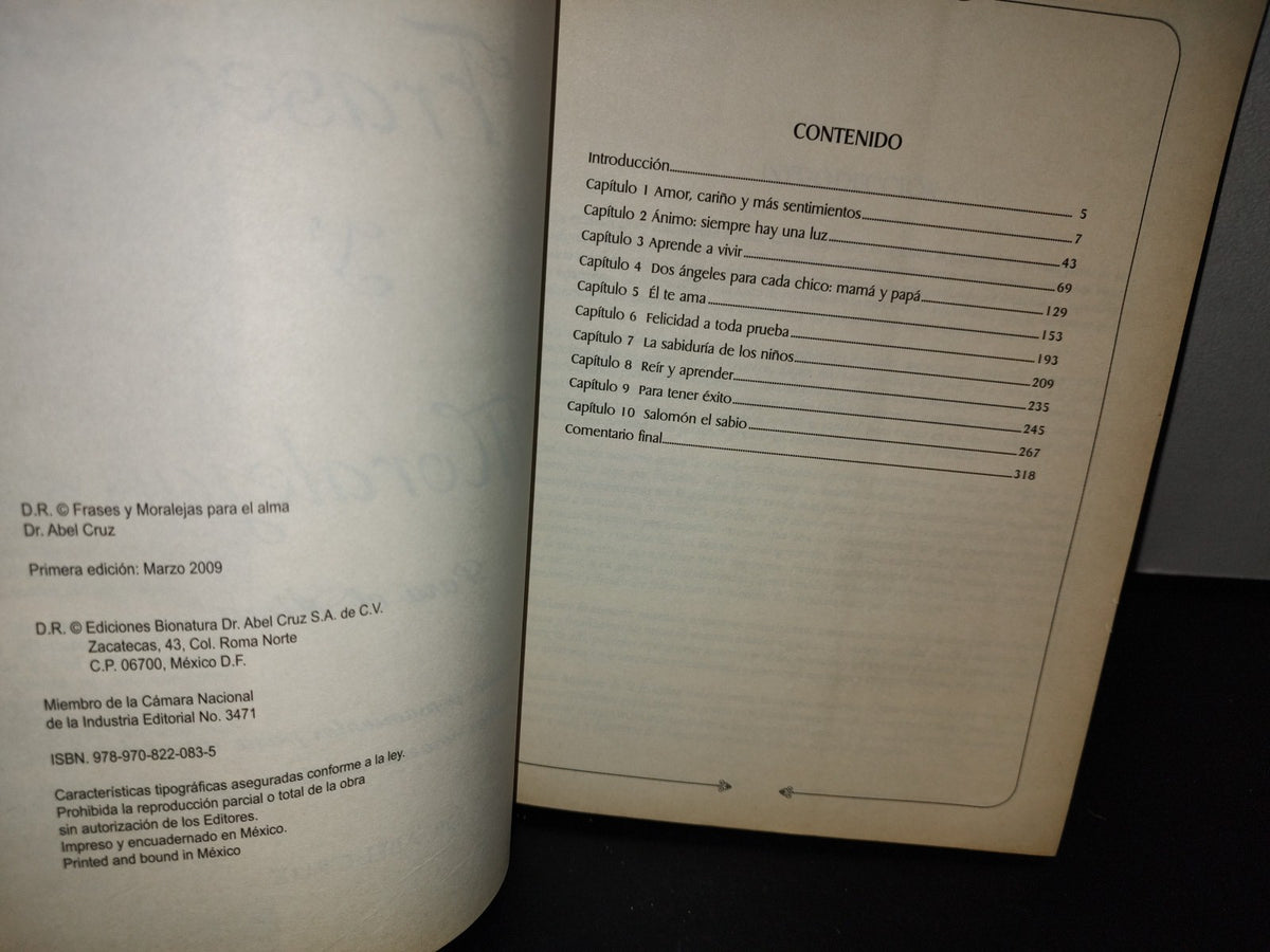 57- Frases Y Mensajes Para El Alma. Dr. Abel Cruz - Primera Edición 2009