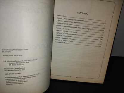 57- Frases Y Mensajes Para El Alma. Dr. Abel Cruz - Primera Edición 2009