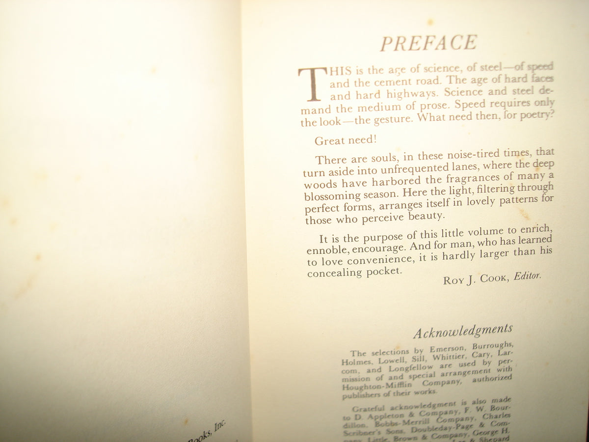 160- One Hundred And One Famous Poems - An Anthology Compiled By Roy J. Cook, 1958