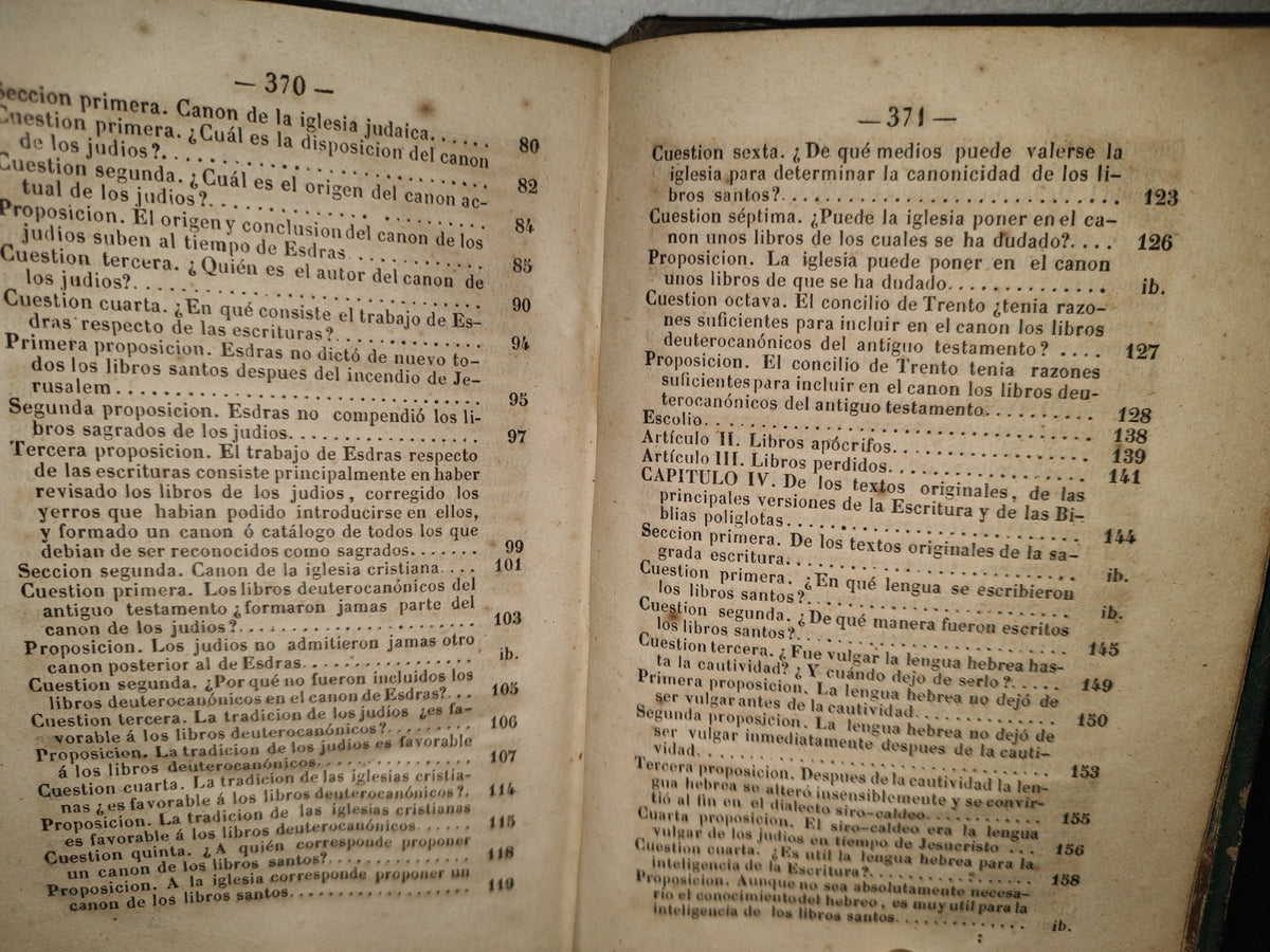 60- Introducción Histórica Y Crítica A La Sagrada Escritura - J. B. Glaire - Tomo I - 1847