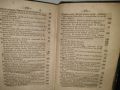 60- Introducción Histórica Y Crítica A La Sagrada Escritura - J. B. Glaire - Tomo I - 1847
