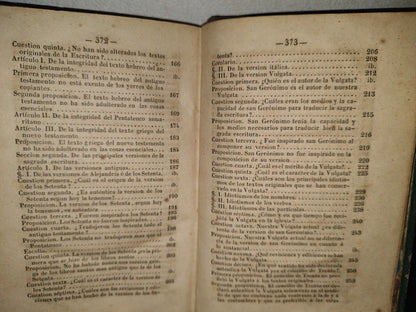 60- Introducción Histórica Y Crítica A La Sagrada Escritura - J. B. Glaire - Tomo I - 1847
