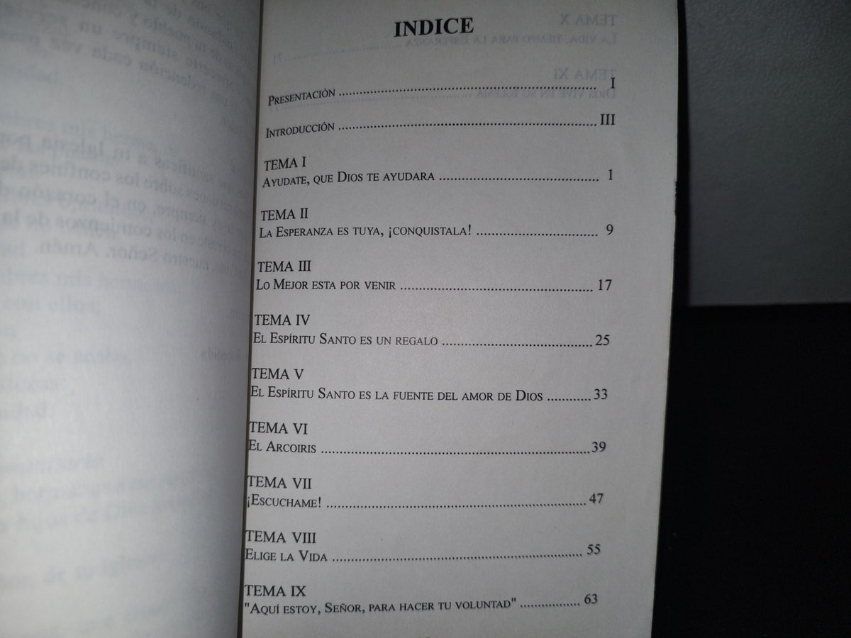 85- Iii Temario Para Misiones Populares. 1998: Año Del Espiritu Santo