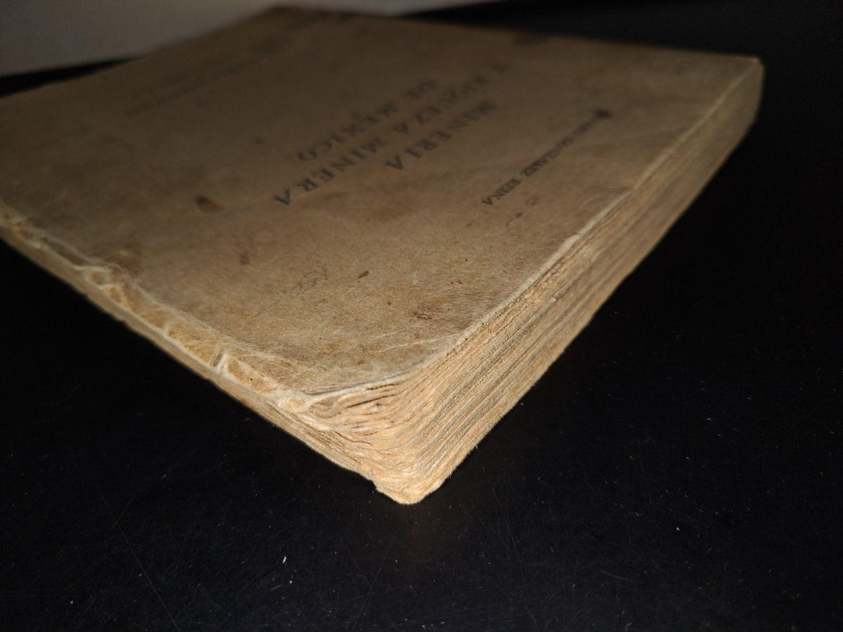 118- Minería Y Riqueza Minera De México. Jenaro González Reina. Monografías Del Banco De México 1944