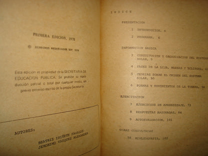 20- El Sistema Solar - Secretaría De Educación Pública - 1978