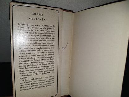 196- Geología. Introducción A La Historia De La Tierra. H. H. Read. Fondo De Cultura Económica, 1975