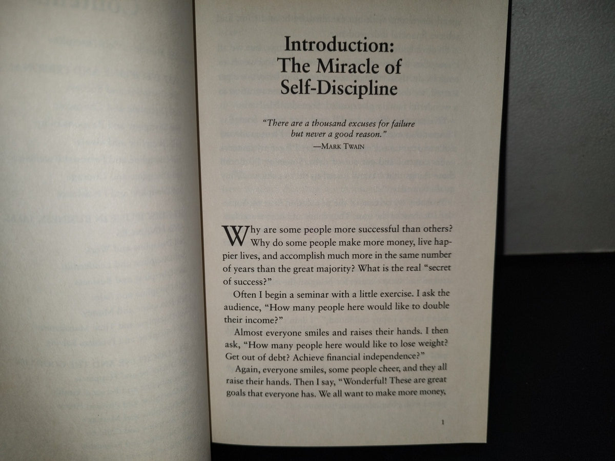 158- No Excuses! The Power Of Self-Discipline - Brian Tracy - Vanguard Press, 2010