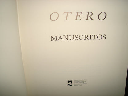 160- Otero. Manuscritos - Gobierno De Jalisco - 1985