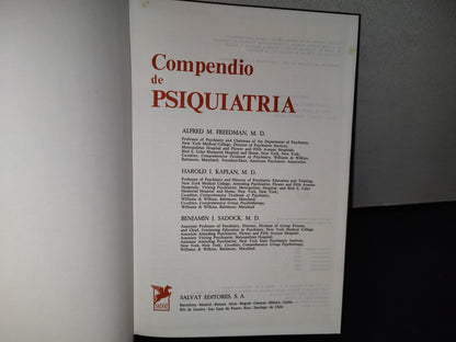 77- Compendio De Psiquiatría - Alfred M. Freedman, Harold I. Kaplan - Salvat Editores S.A. - 1981