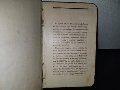 93- Tablas Económicas - Jorgue Enriquez De Rivera. México. Bouligny & Schmidt Sucr. - 1910