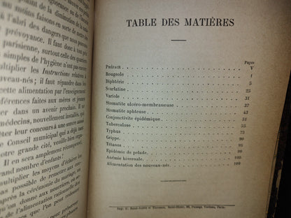 63- Francés. Études D'Hygiene Publique - Auguste Ollivier - 1893