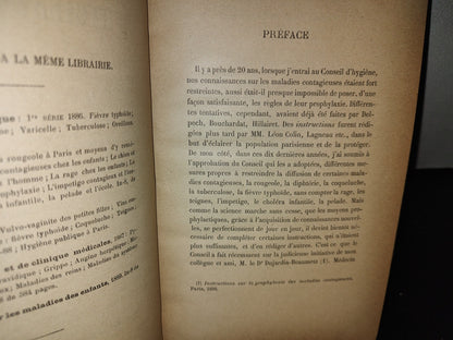 63- Francés. Études D'Hygiene Publique - Auguste Ollivier - 1893