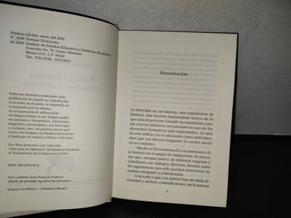 87-2- Para Qué Estudiar Y Enseñar La Historia - Enrique Florescano - Primera Edición 2000