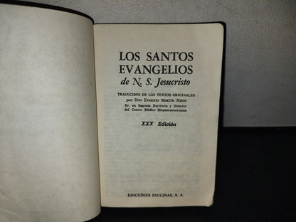 209- Los Santos Evangelios. Ediciones Paulinas - 1988