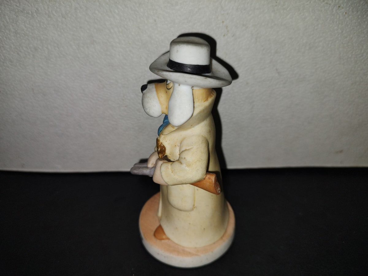 A5- Figura De Porcelana. Perro Gangster. The Prairie Dawgs Collection - 90'S