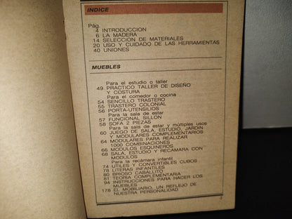 196- Enciclopedia De Última Moda No. 5: Cómo Hacer Muebles - 1985
