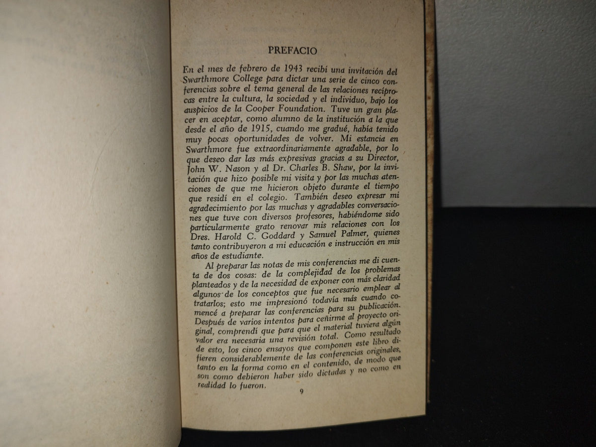 66- Cultura Y Personalidad - Ralph Linton. Breviarios - Fondo De Cultura Económica, 1965