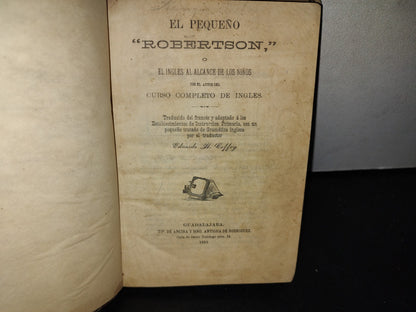 63- El Pequeño ”Robertson” O El Inglés Al Alcance De Los Niños - 1883