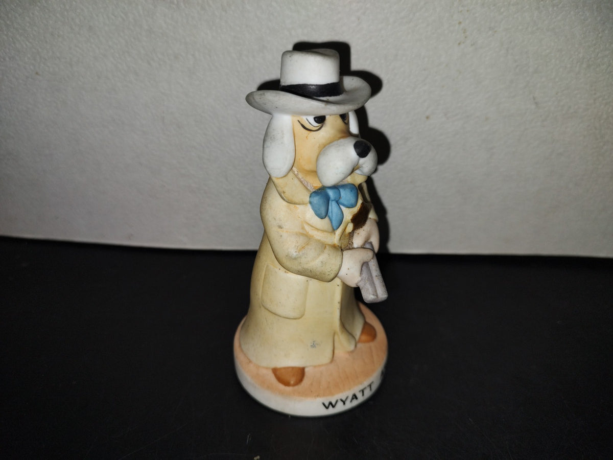 A5- Figura De Porcelana. Perro Gangster. The Prairie Dawgs Collection - 90'S
