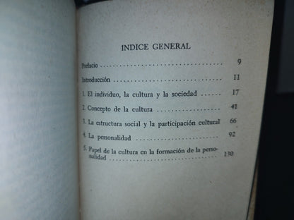 66- Cultura Y Personalidad - Ralph Linton. Breviarios - Fondo De Cultura Económica, 1965