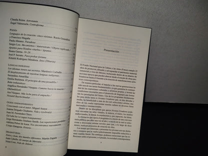 83- Antología De Letras, Dramaturgia, Guión Cinematográfico Y Lenguas Indígenas. Jóvenes Creadores
