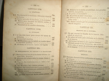 169- El Criterio - Don Jaime Balmes - París. Librería De A. Bouret Y Morel - 1849