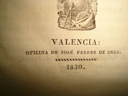 161- De La Electricidad De Los Meteoros. Tomo Primero - Abate Bertholon - Valencia: Oficina De José Ferrer De Orga. 1830
