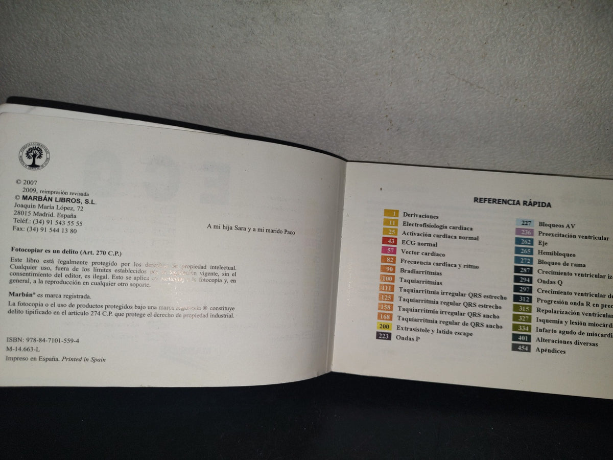 215- Ecg. Pautas De Electrocardiografía - Dra. Desirée Vélez Rodríguez. Marbán Libros, 2009