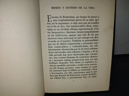 59- Triunfo Y Tragedia De Erasmo De Rotterdam - Stefan Zweig - 1937