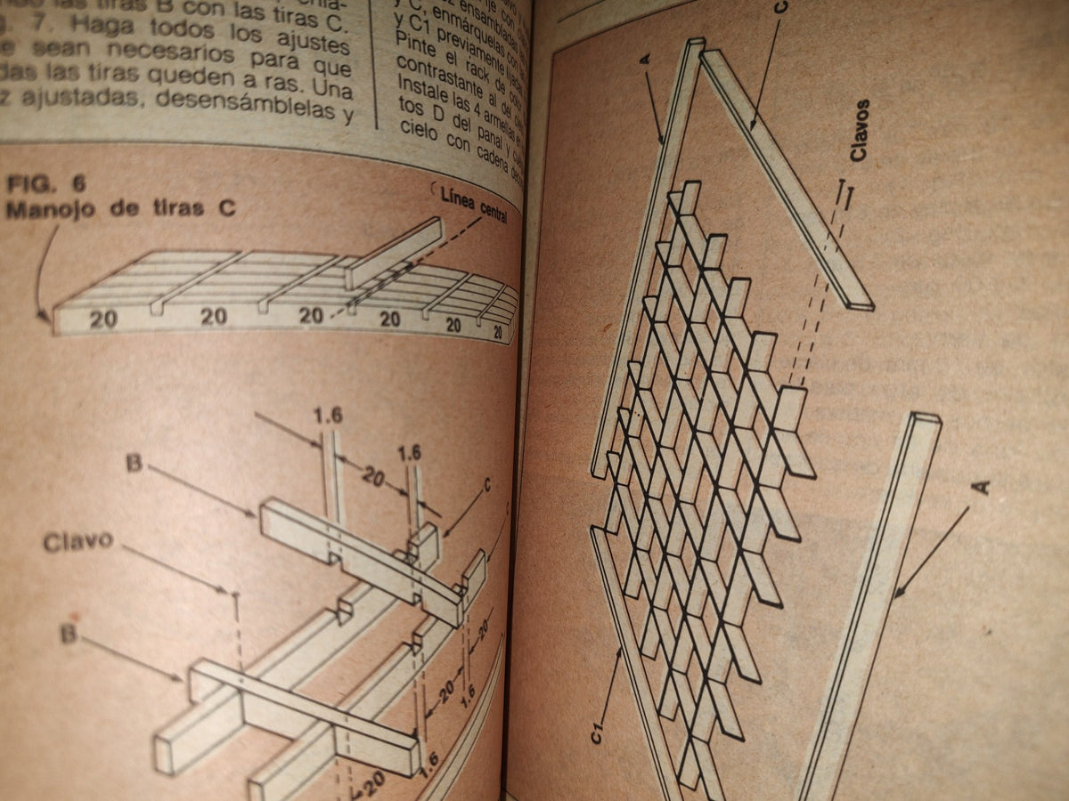 196- Enciclopedia De Última Moda No. 5: Cómo Hacer Muebles - 1985
