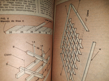 196- Enciclopedia De Última Moda No. 5: Cómo Hacer Muebles - 1985