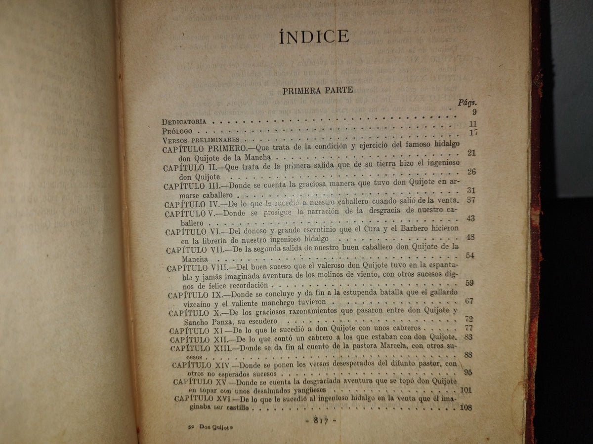 63- El Ingenioso Hidalgo Don Quijote De La Mancha - Miguel De Cervantes Saavedra - 1900'S