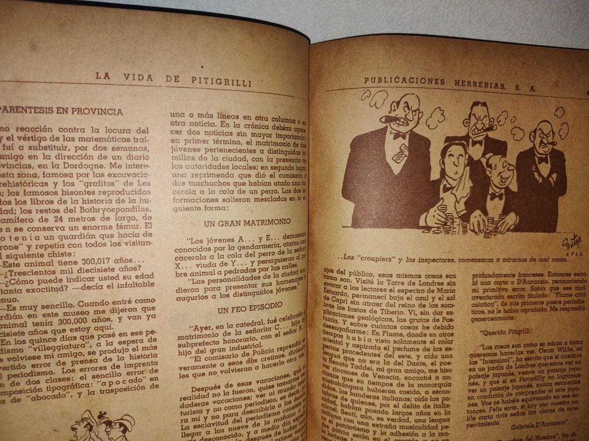 65- La Vida De Pitigrilli. Ediciones Literarias De Publicaciones Herrerías, S. A. - 40'S - 50'S